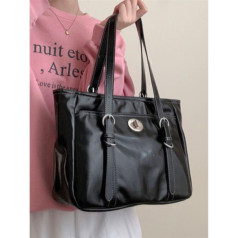 Bags |  Womens Faux Leather Large Capacity Tote Bag Accessories Bags