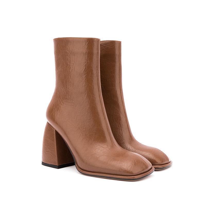 Boots |  Womens Thick High Heel Ankle Boots Boots Boots