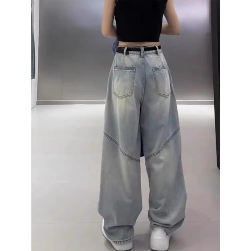 Bottoms |  Womens Denim Mid Rise Solid Pocket Wide Leg Jeans Bottoms Bottoms