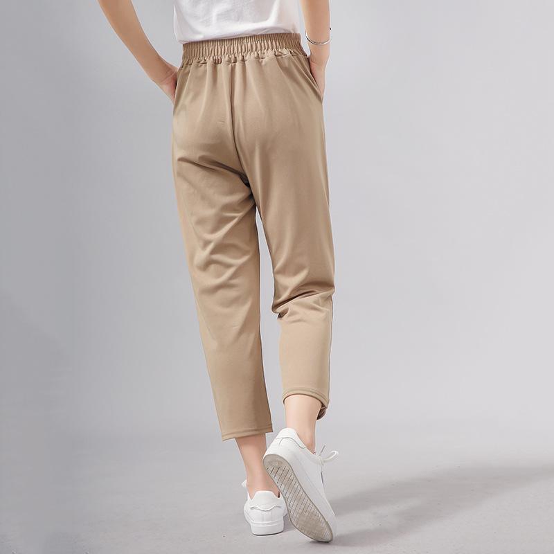 Bottoms |  Womens High Waist Solid Tapered Trousers Bottoms Bottoms