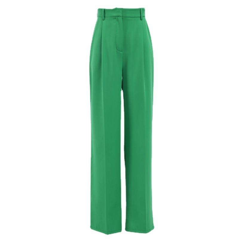 Bottoms |  Womens High Waist Solid Zipper Wide Leg Trousers Bottoms Bottoms