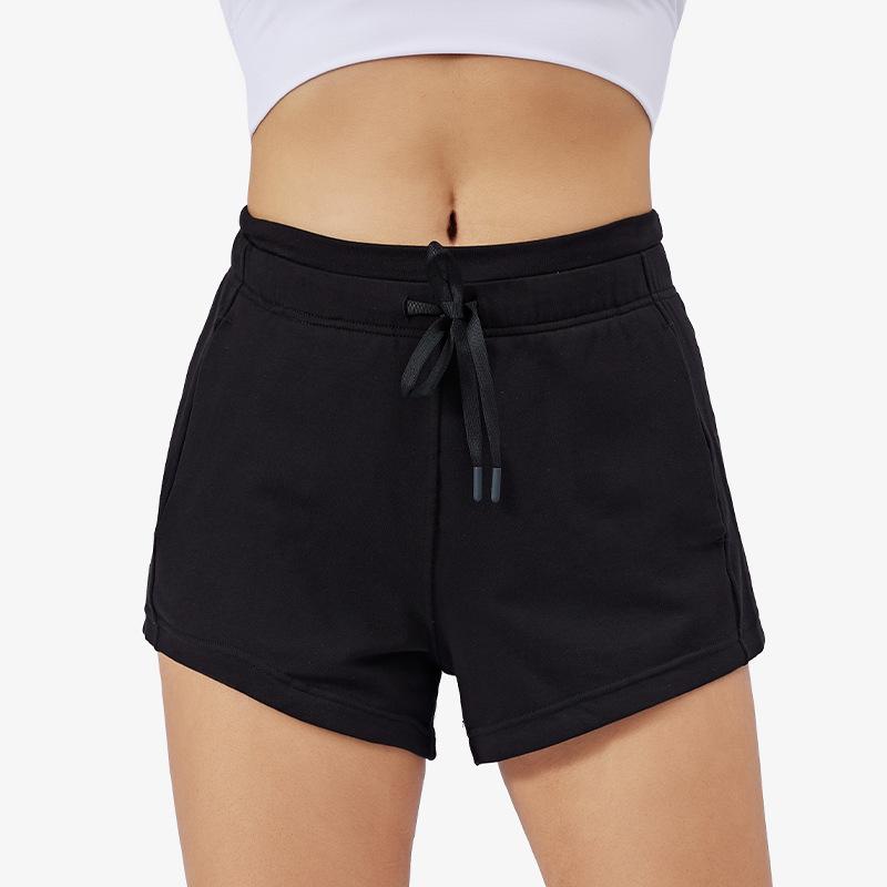 Bottoms |  Womens Low Rise Solid Knotted Micro Shorts Bottoms Bottoms