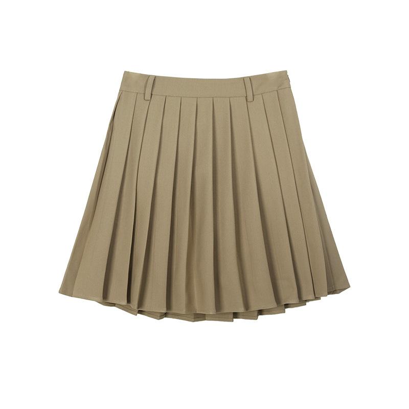 Bottoms |  Womens Low Rise Solid Pleated Belted Mini Skirt Bottoms Bottoms