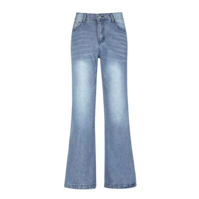 Denim |  Womens Denim Low Rise Flared Jeans Clothing Blue