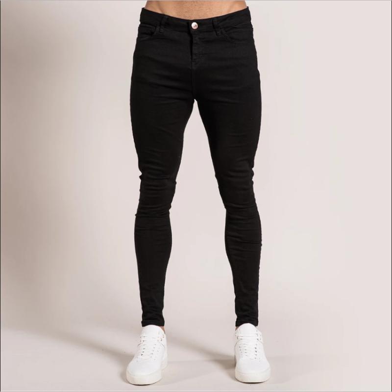 Denim |  Womens High Stretch Denim Mid Rise Solid Pocket Cropped Legging Jeans Clothing Black