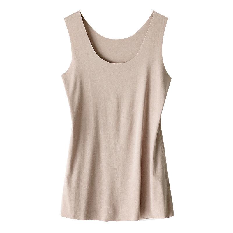 Dresses |  Womens Linen-Blend Scoop Neckline Solid Backless Pocket Sleeveless Mini Dress Clothing Beige