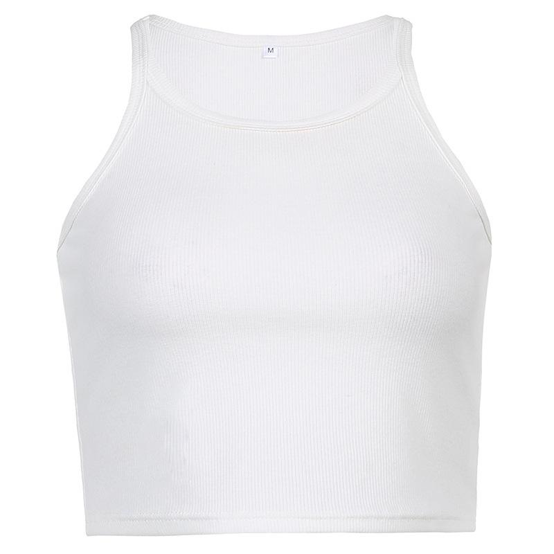 Essentials |  Womens Top Cami Sólido De Cuello U Sin Costuras Clothing Essentials