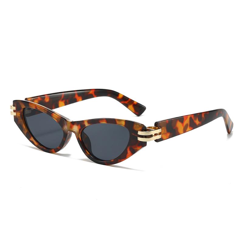 Eyewear |  Womens Leopard Print Cat-Eye Sunglasses Accessories Brown