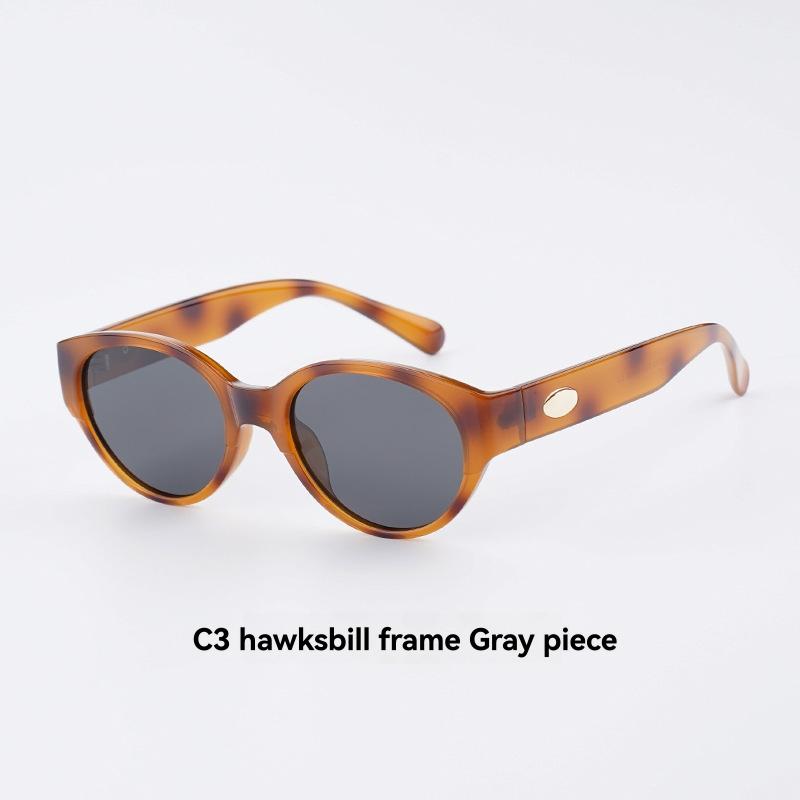 Eyewear |  Womens Oval Frame Fashion Glasses Accessories Brown