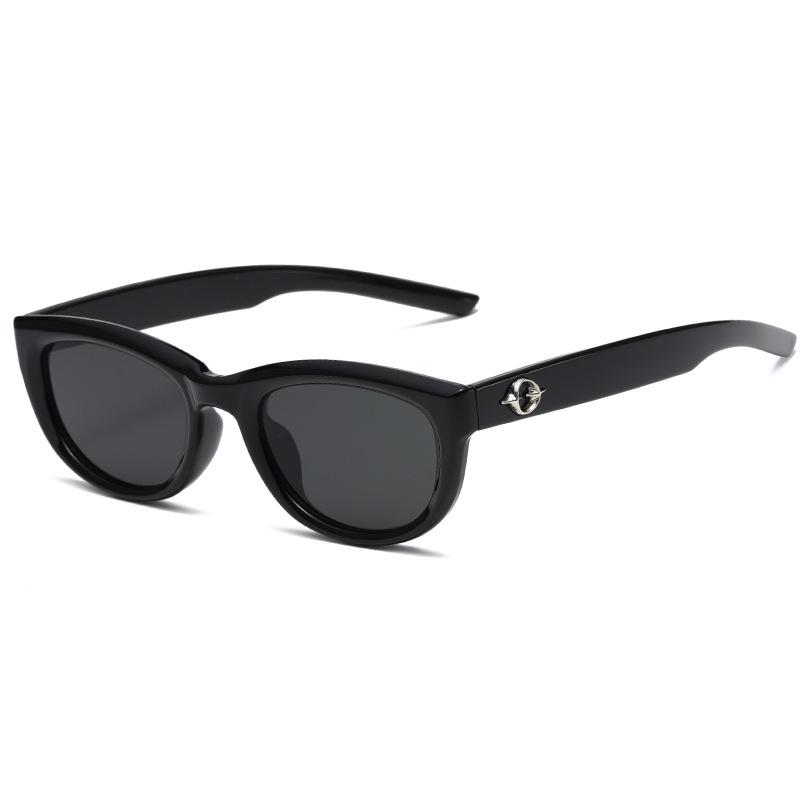 Eyewear |  Womens Oval-Frame Sunglasses Accessories Black