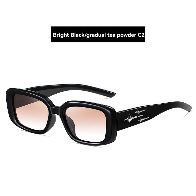 Eyewear |  Womens Star Decor Rectangle Eyewear Accessories Black