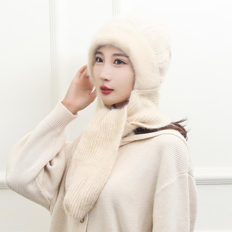 Gloves & Scarves |  Womens Wool Cable Knit Scarf Accessories Beige