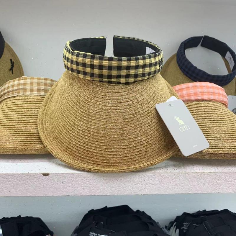 Hats |  Womens Bowknot Gingham Straw Hat Accessories Hats