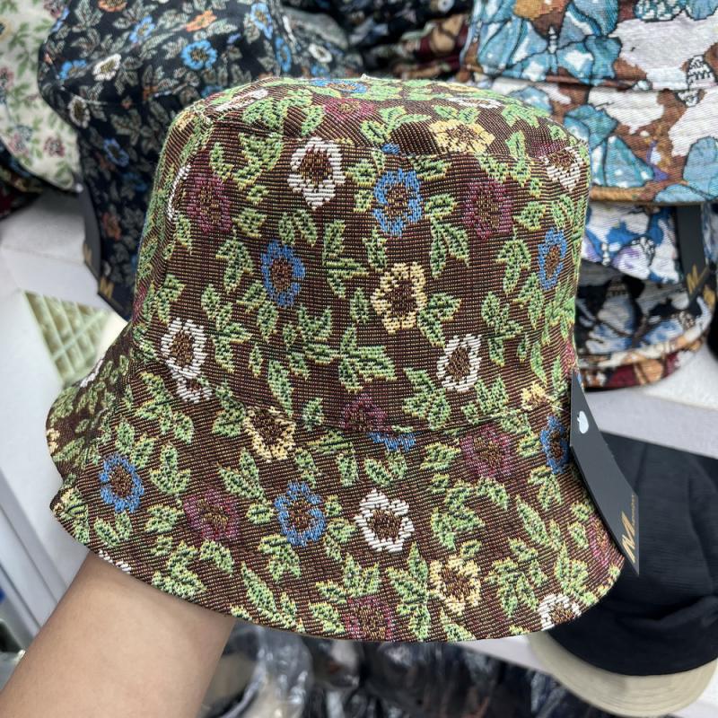 Hats |  Womens Floral Bucket Hat Accessories Brown