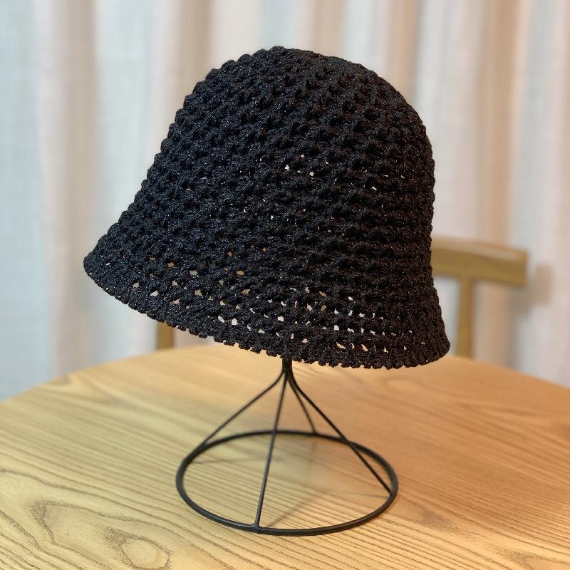 Hats |  Womens Straw Bucket Hat Accessories Black