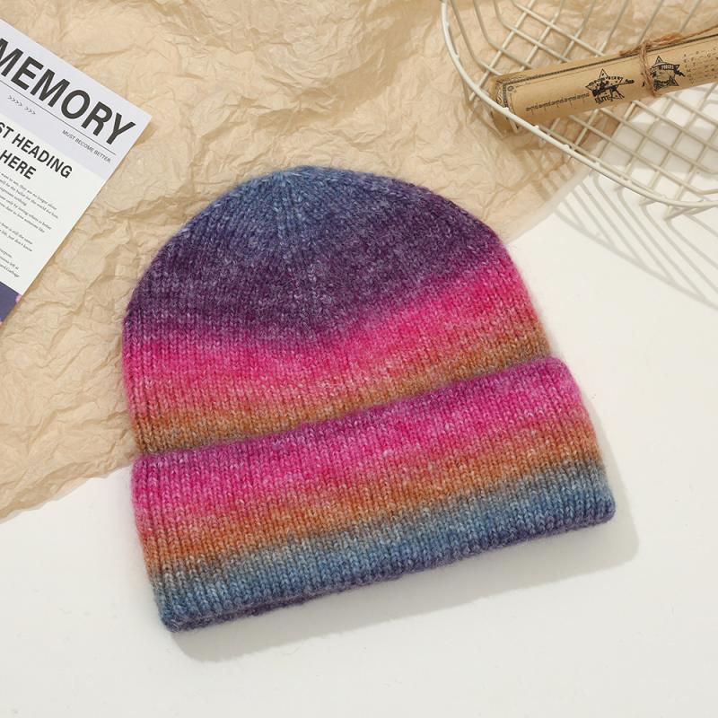 Hats |  Womens Tie Dye Knitted Beanie Accessories Hats