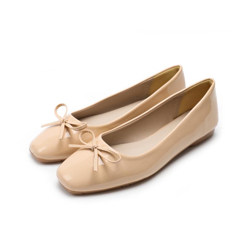 Mary Janes |  Womens Bowknot Decor Square Toe Ballet Mary Jane Flats Mary Janes Mary Janes