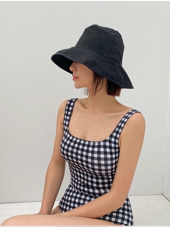 Outerwear |  Womens Chaleco Americana Con Cuello Barco Y Botones De Gingham Clothing Negro