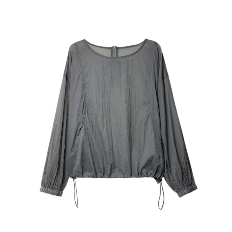 Outerwear |  Womens Collar Sólido Cazadora Con Cremallera Clothing Gris claro