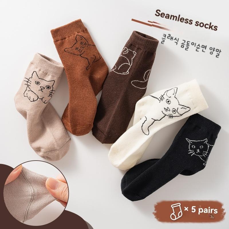 Socks & Tights |  Womens 3 Pairs Rose Crew Socks Accessories Socks & Tights