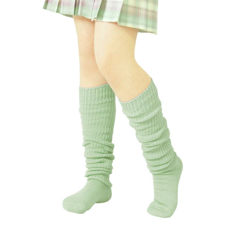 Socks & Tights |  Womens Solid Loose Crew Socks Accessories Green