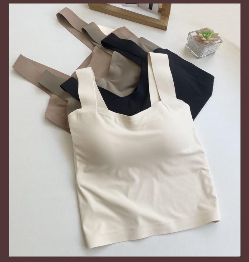 Tops |  Womens Satin Two Tone Crop Cami Top Clothing Tops