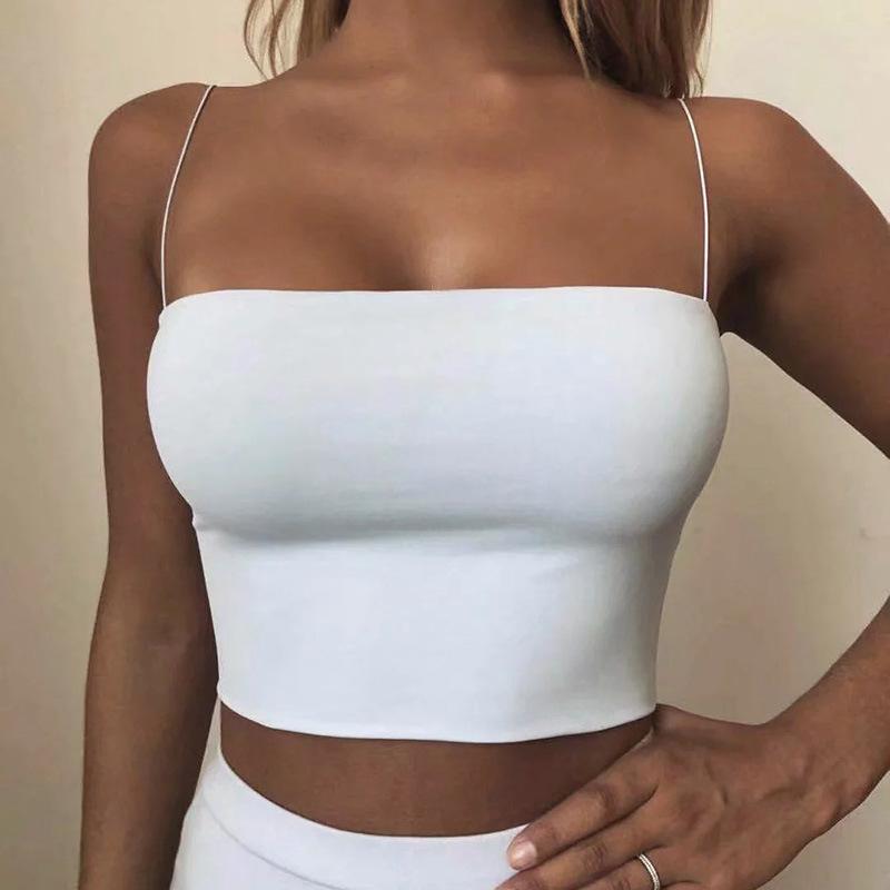 Tops |  Womens Solid Classic Crop Top Clothing Tops