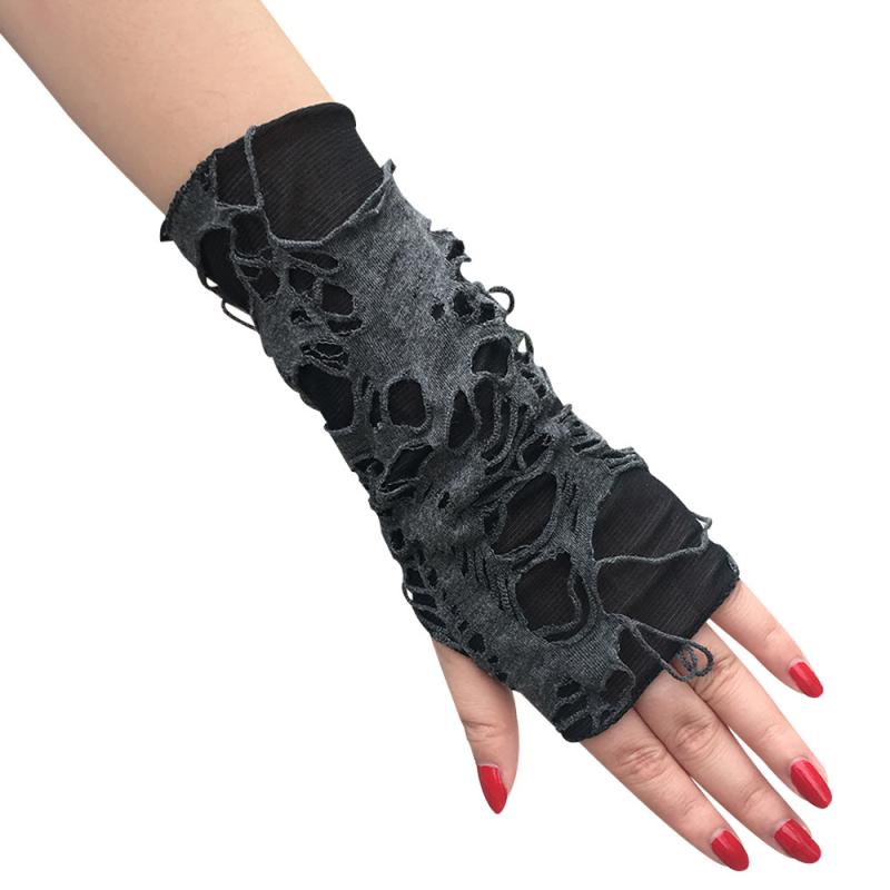 Gloves & Scarves |  Womens Ripped Fingerless Gloves Accessories Gloves & Scarves