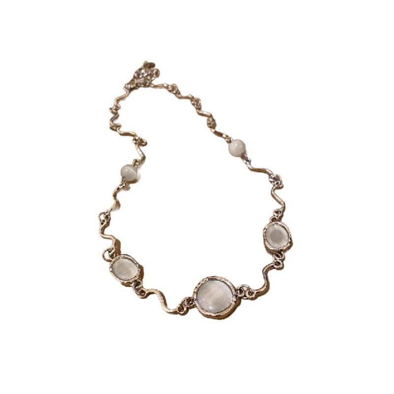 Jewelry |  Womens Opal Chain Necklace Accessories Jewelry